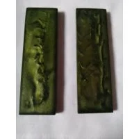 Green Dyed Stabilized Bone Scale