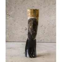 Drinking Horn with Horn Stand